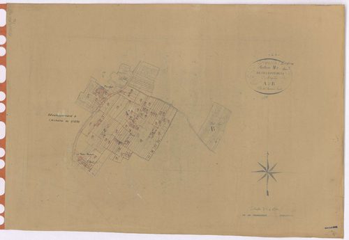 Nort-sur-Erdre - Section M1 (développement) Languin (section de) ; 1-481 ; développement de la partie A