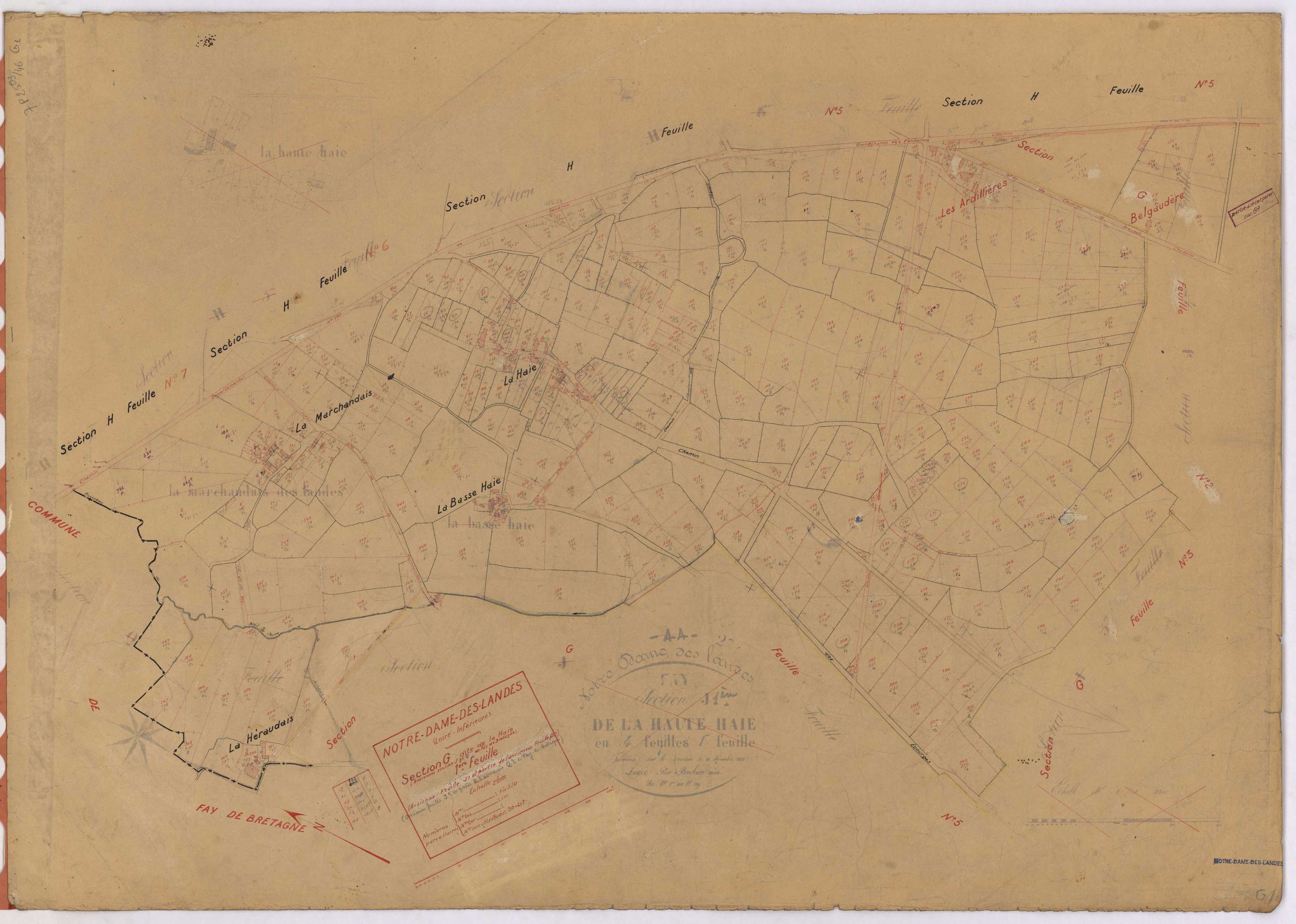 Notre-Dame-des-Landes - Section G1 Haie (section de La) ; 1-370
