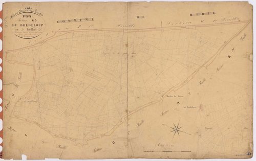 Notre-Dame-des-Landes - Section G3 Bredeloup (section du) ; 608-1054