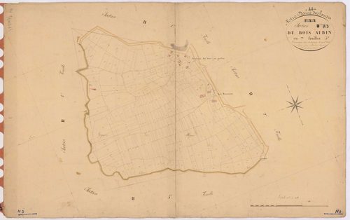 Notre-Dame-des-Landes - Section H3 Bois Aubin (section du) ; 738-940