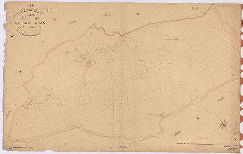 Notre-Dame-des-Landes - Section H5 Bois Aubin (section du) ; 1207-1543