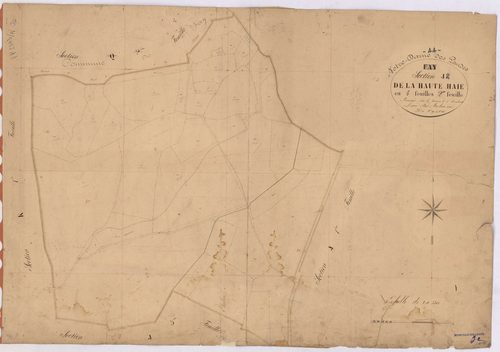 Notre-Dame-des-Landes - Section J2 Haute Haie (section de La) ; 290-316