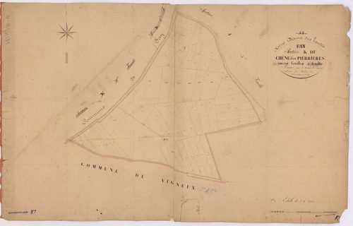 Notre-Dame-des-Landes - Section K Chêne des Pierrières (section du) ; 608-660