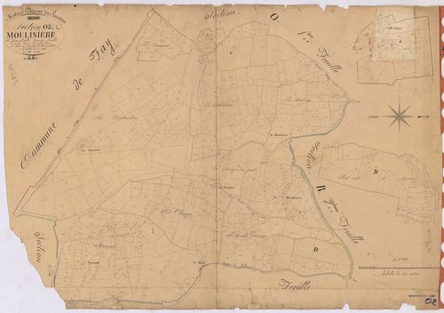 Notre-Dame-des-Landes - Section O2 Moulinière (section de La) ; 393-1118