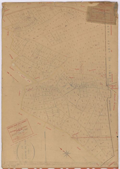 Notre-Dame-des-Landes - Section F2 F3 Epine (section de l') ; 277-550 ; 551-744