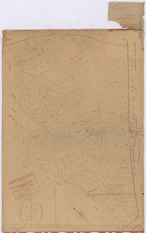 Notre-Dame-des-Landes - Section F2 F3 Epine (section de l') ; 277-550 ; 551-744