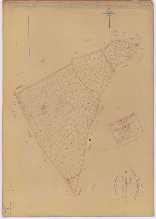 Notre-Dame-des-Landes - Section F5 Epine (section de l') ; 944-1116