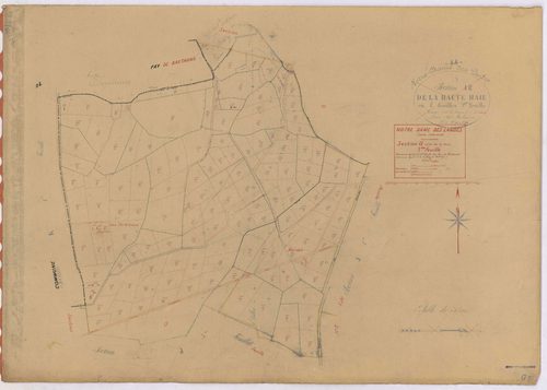 Notre-Dame-des-Landes - Section G5 Haie (section de La) ; 1109-1258