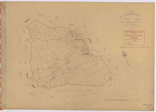 Notre-Dame-des-Landes - Section H2 Bois Aubin (section du) ; 191-329