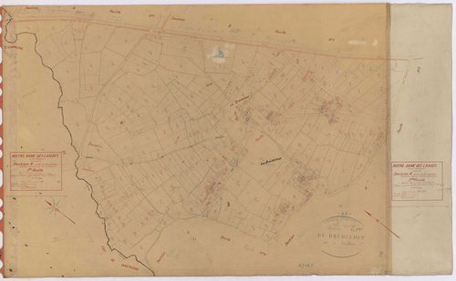 Notre-Dame-des-Landes - Section K1 K2 Brédeloup (section du) ; 1-86 ; 87-297