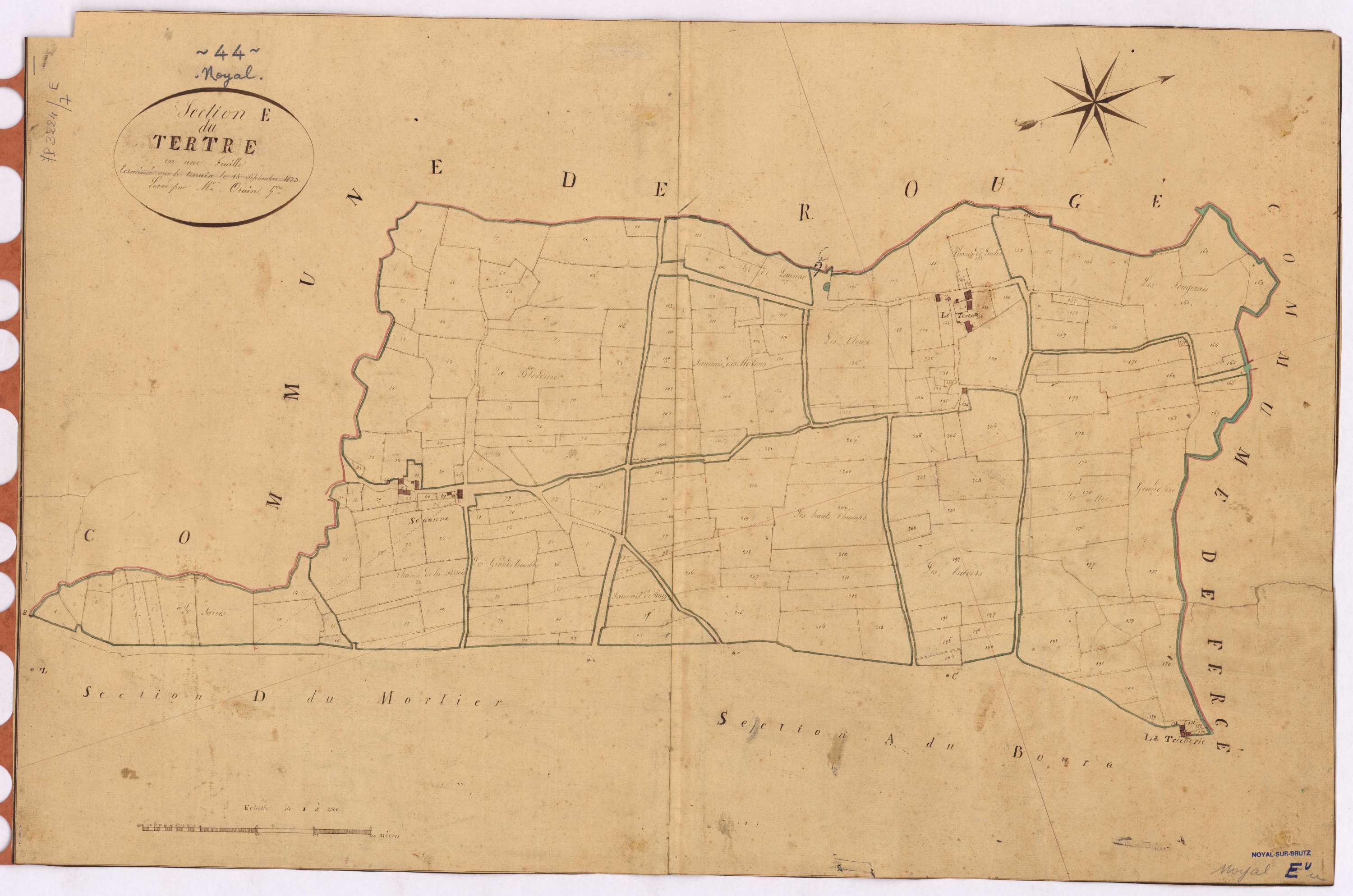 Noyal-sur-Brutz - Section E Tertre (section du)
