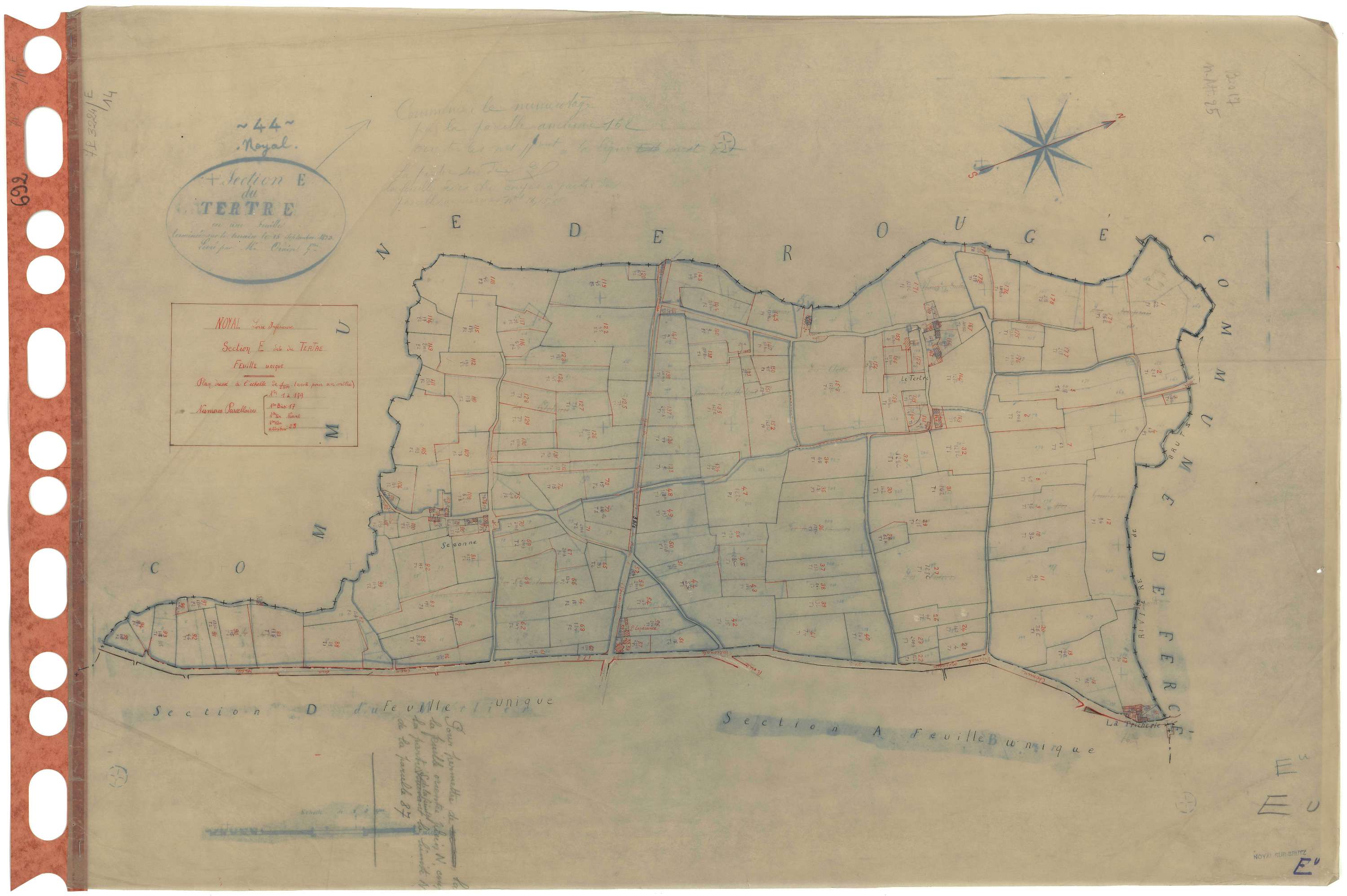 Noyal-sur-Brutz - Section E Tertre (section du) . 1-179
