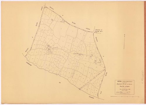 Noyal-sur-Brutz - Section D Mortier (section du) ; 1-177