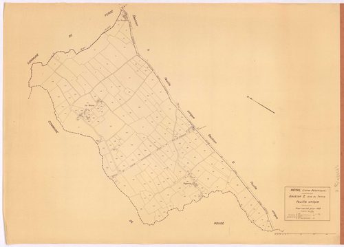 Noyal-sur-Brutz - Section E Tertre (section du) ; 1-179