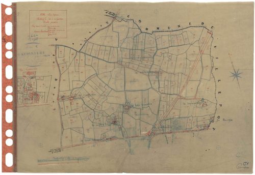 Noyal-sur-Brutz - Section C1 Gaudinière (section de La) . 1-188