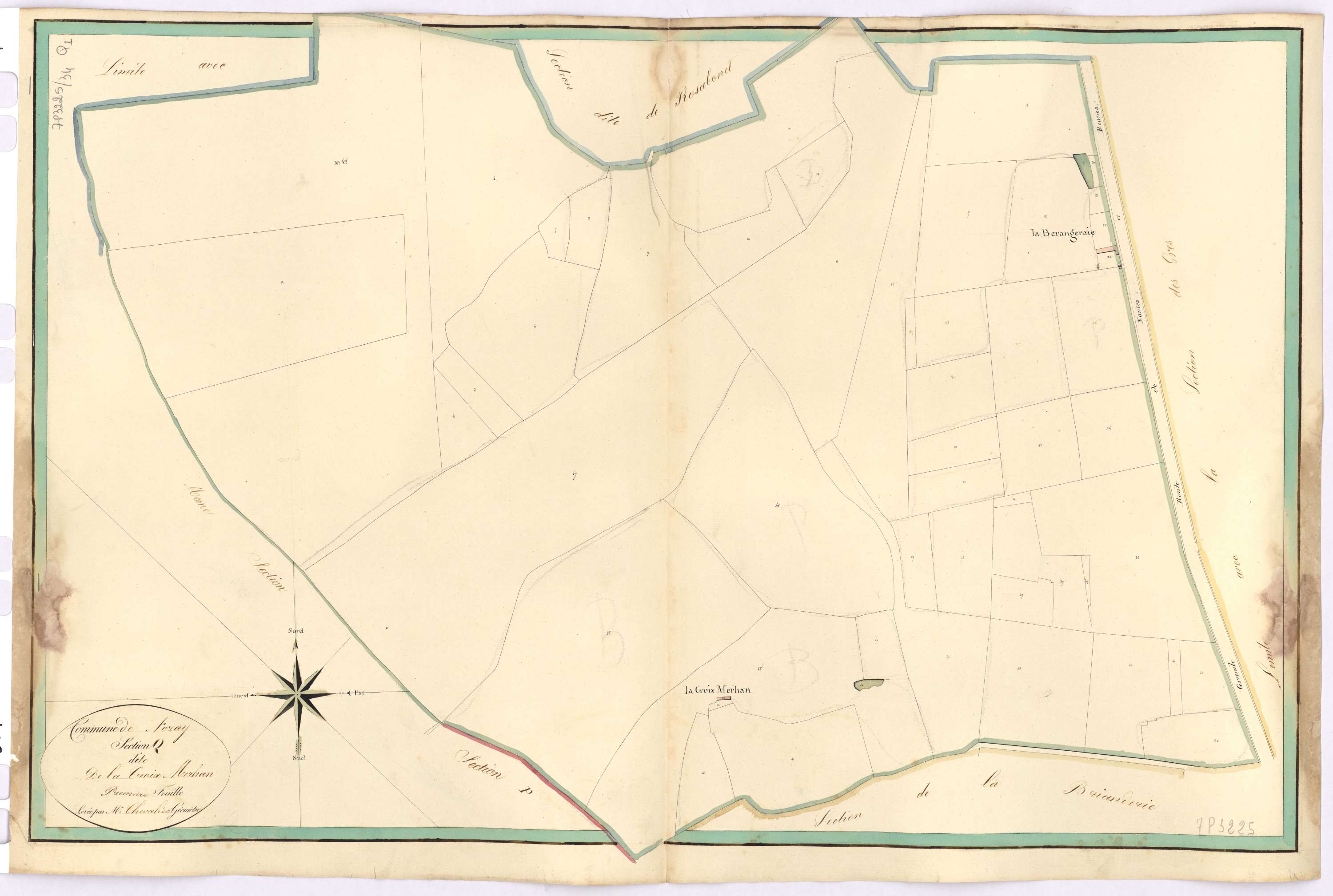 Nozay - Section Q1 Croix Merhan (section de La)