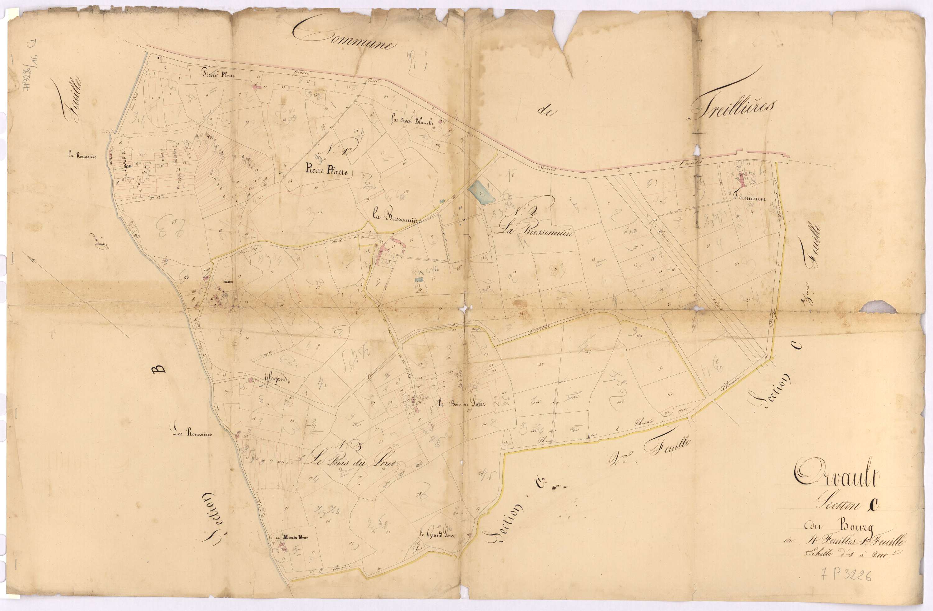 Orvault - Section C1 Bourg (section du)