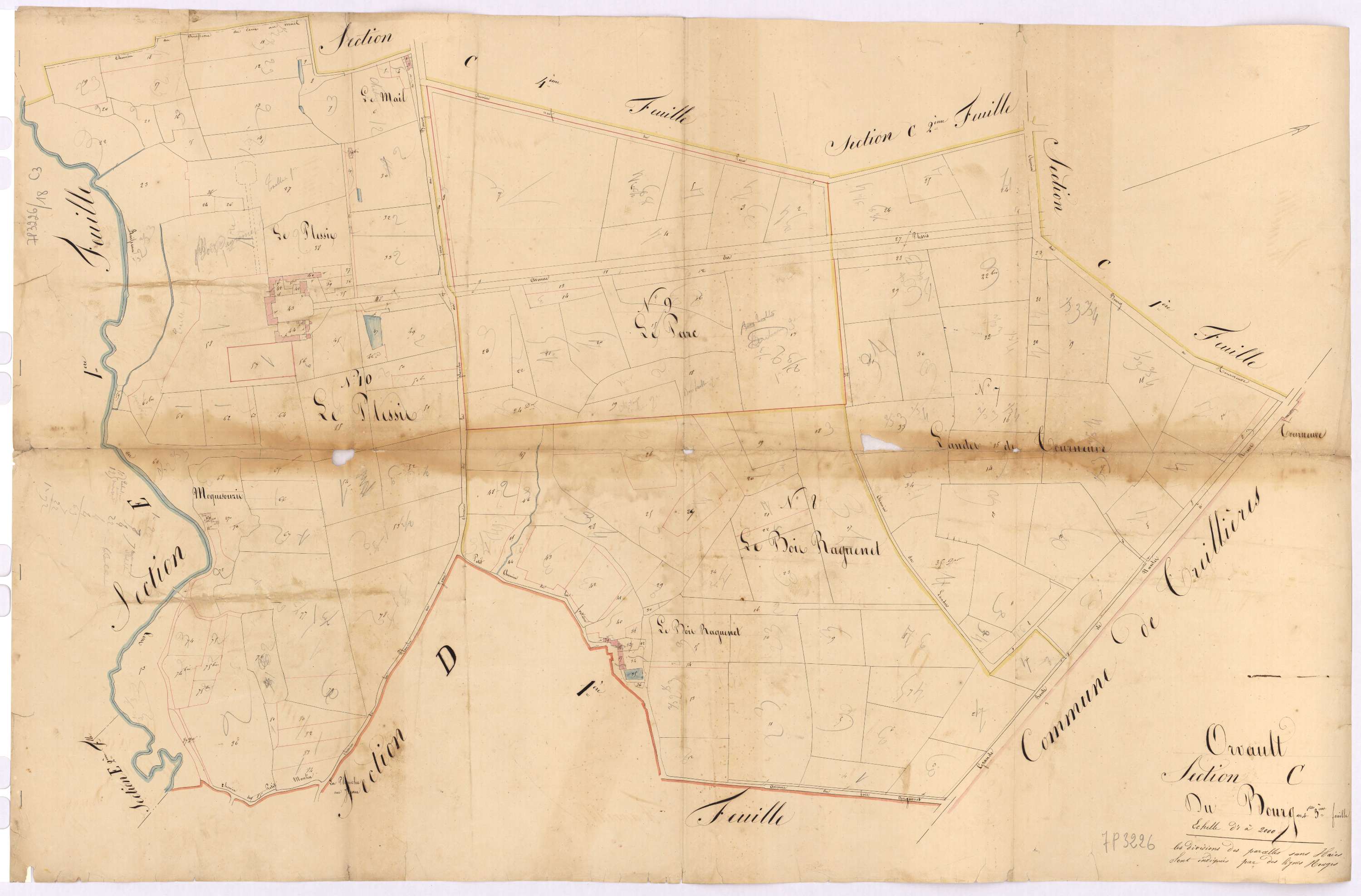 Orvault - Section C3 Bourg (section du)