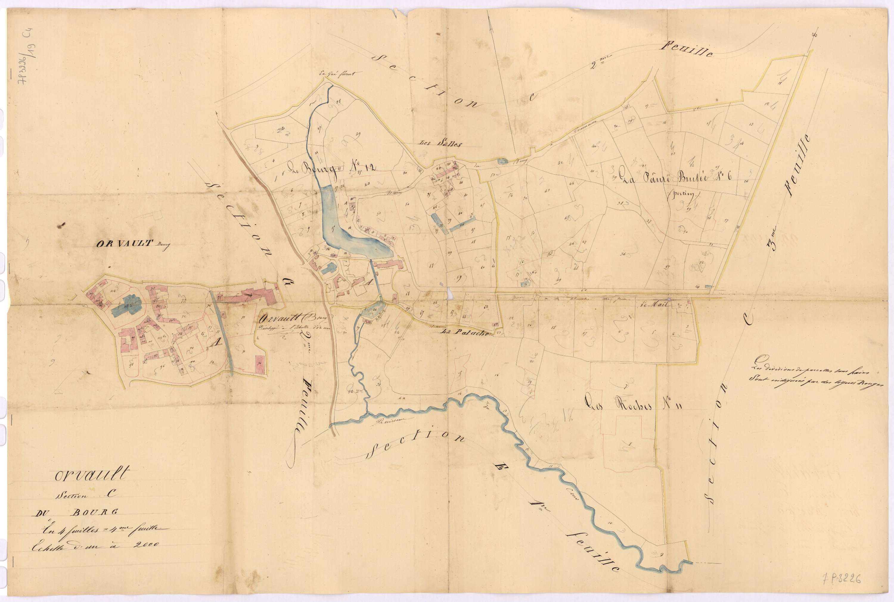 Orvault - Section C4 Bourg (section du)