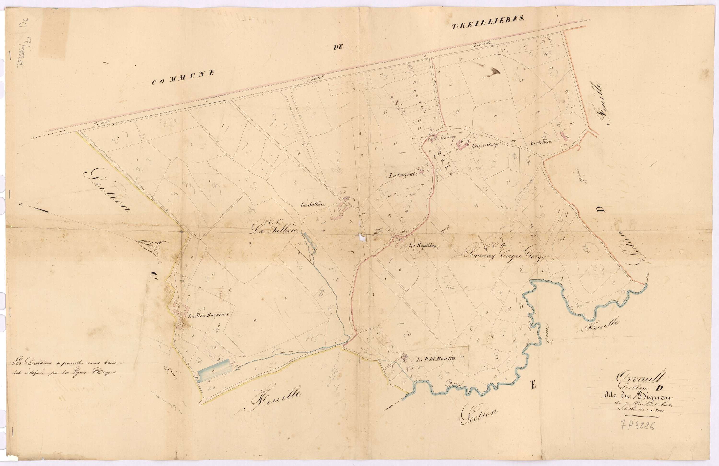 Orvault - Section D1 Bignon (section du)