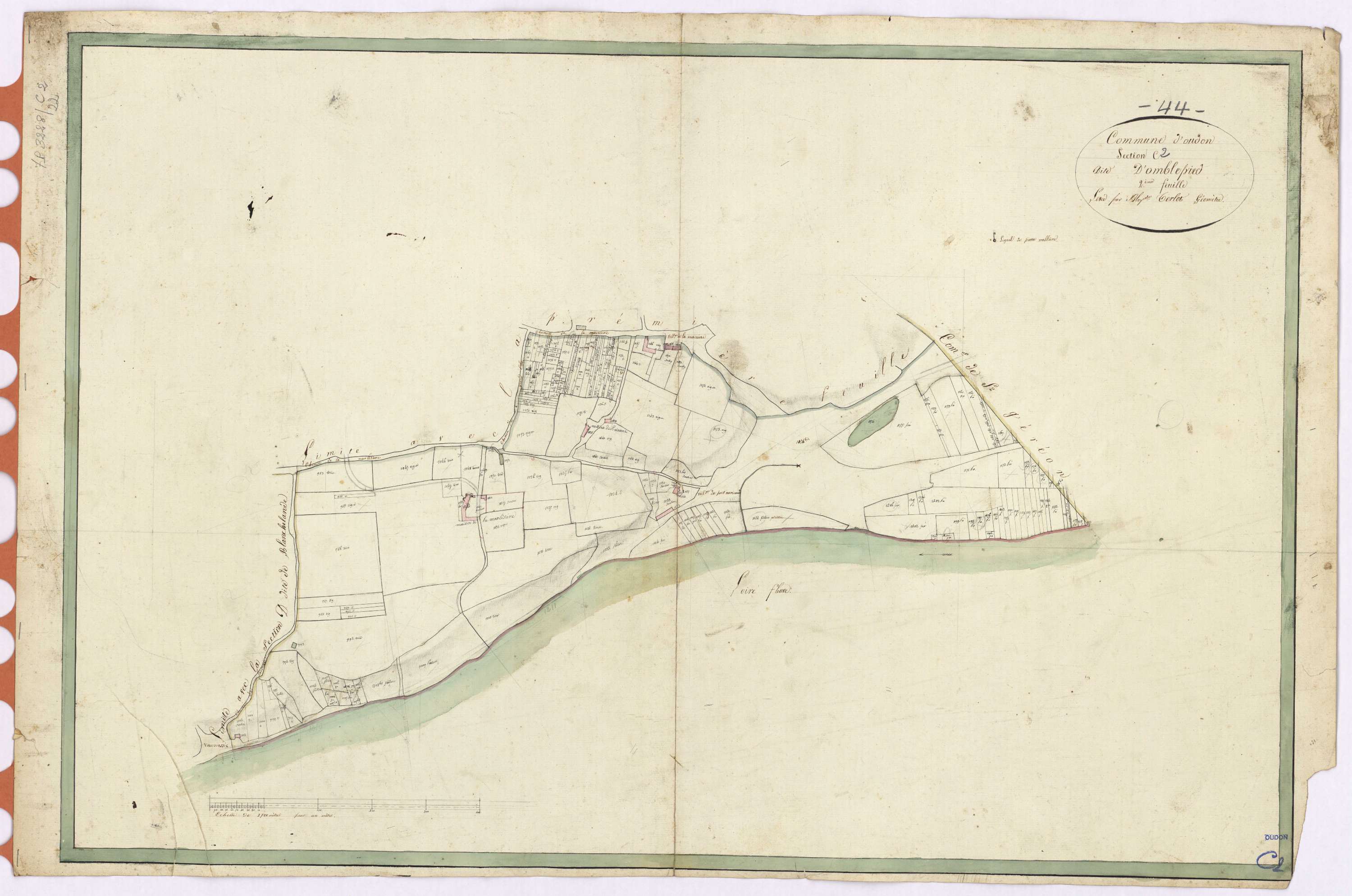 Oudon - Section C2 Omblepied (section d')