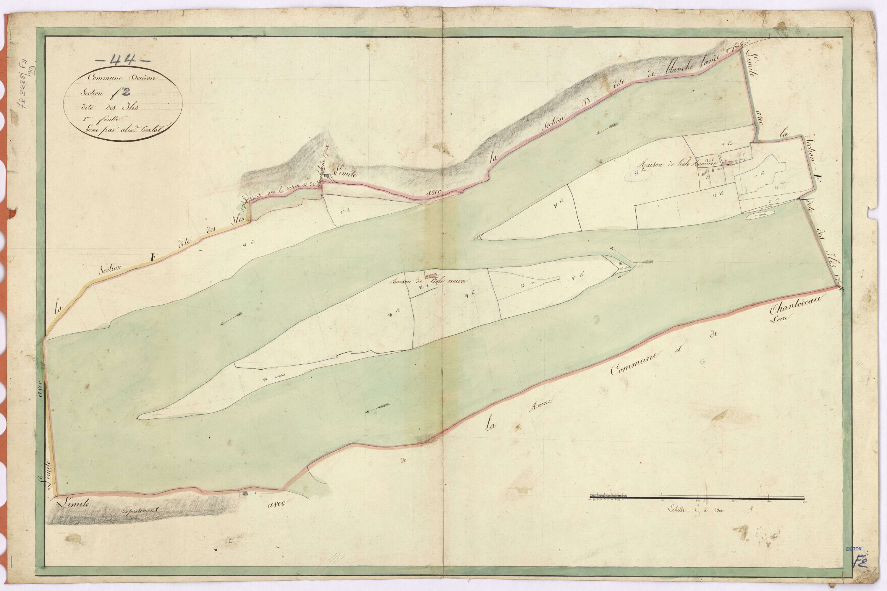 Oudon - Section F2 Iles (section des)