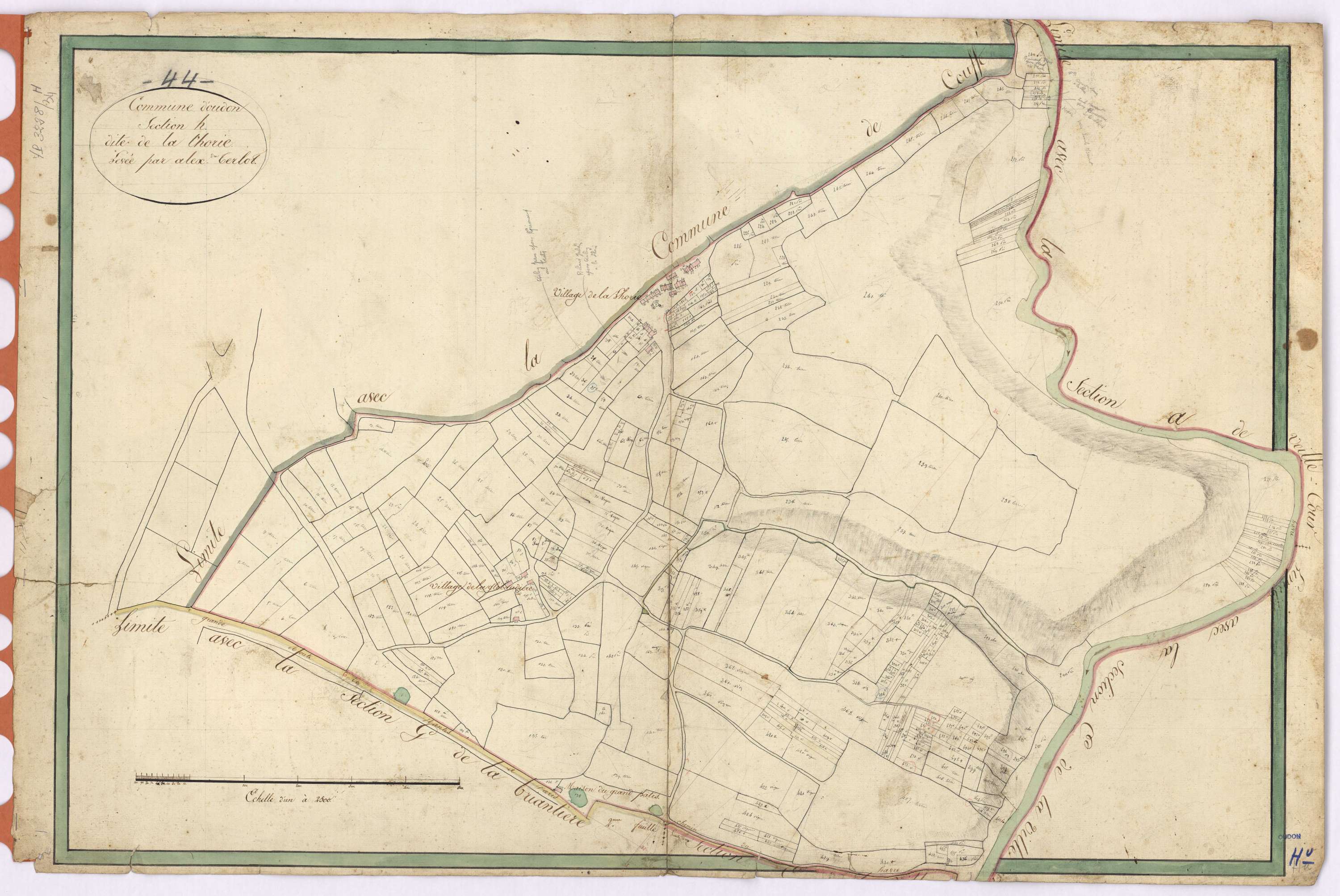 Oudon - Section H Chorie (section de La)
