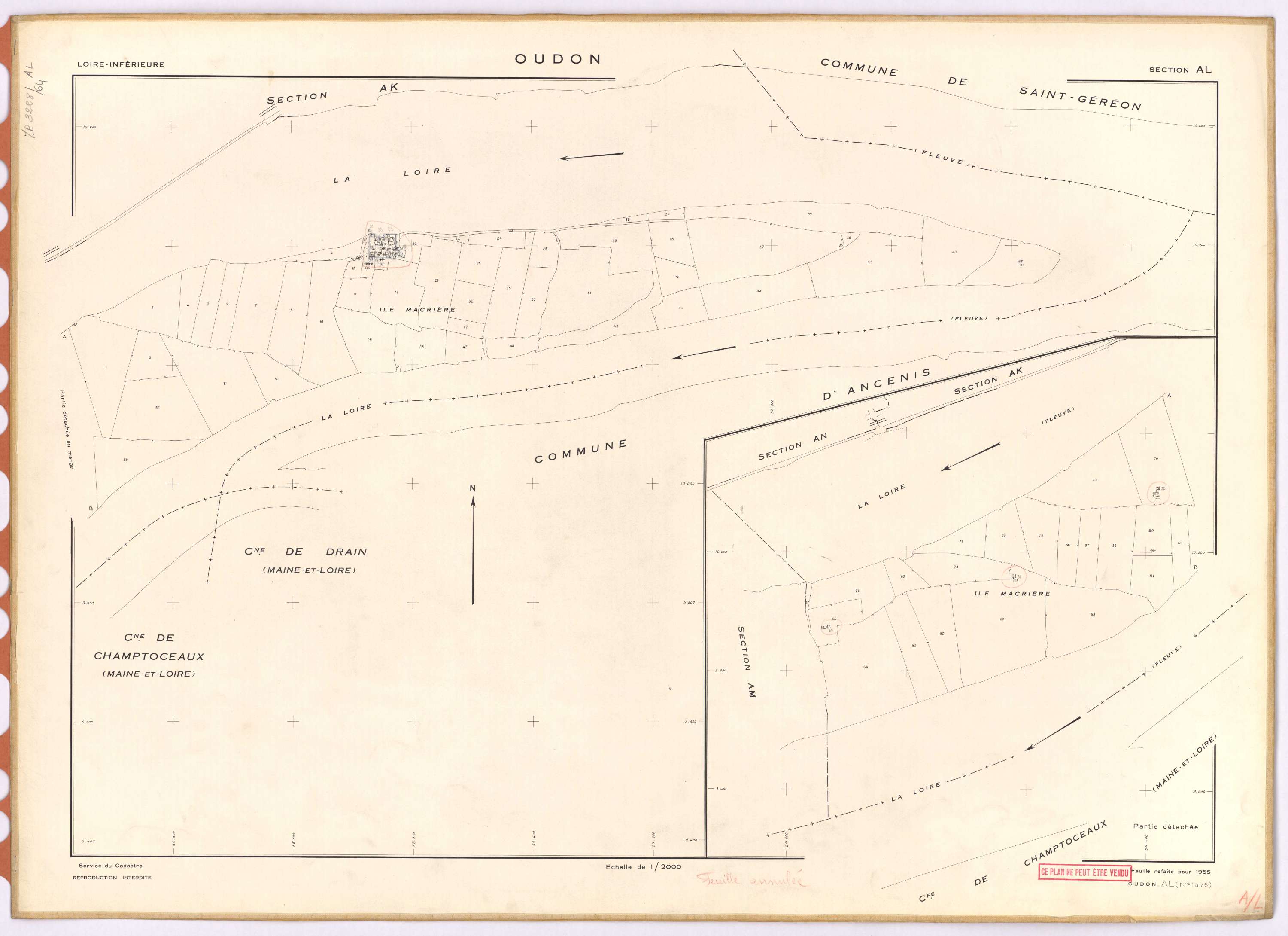 Oudon - Section AL 1-76