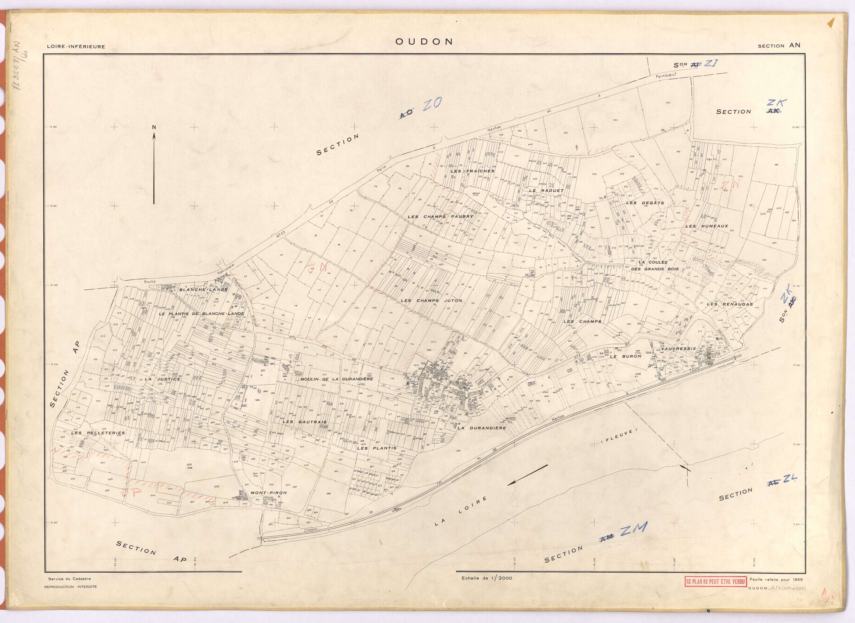 Oudon - Section AN 1-1229