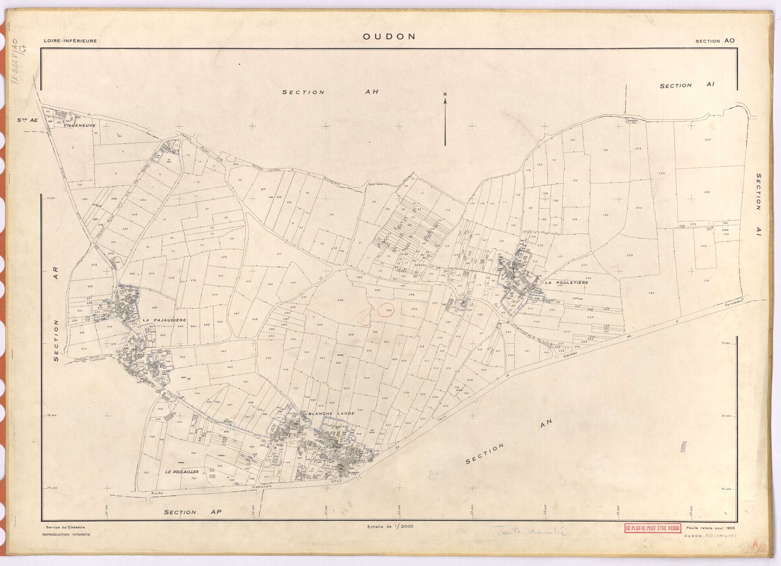 Oudon - Section AO 1-701