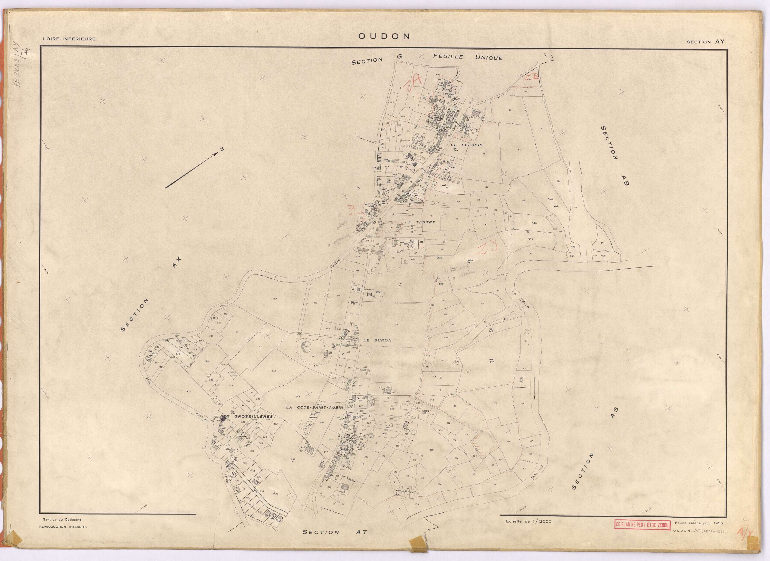 Oudon - Section AY 1-425