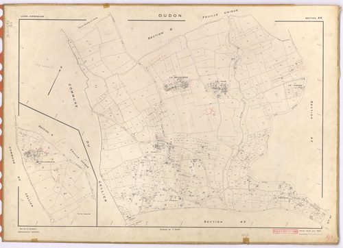 Oudon - Section AX 1-622