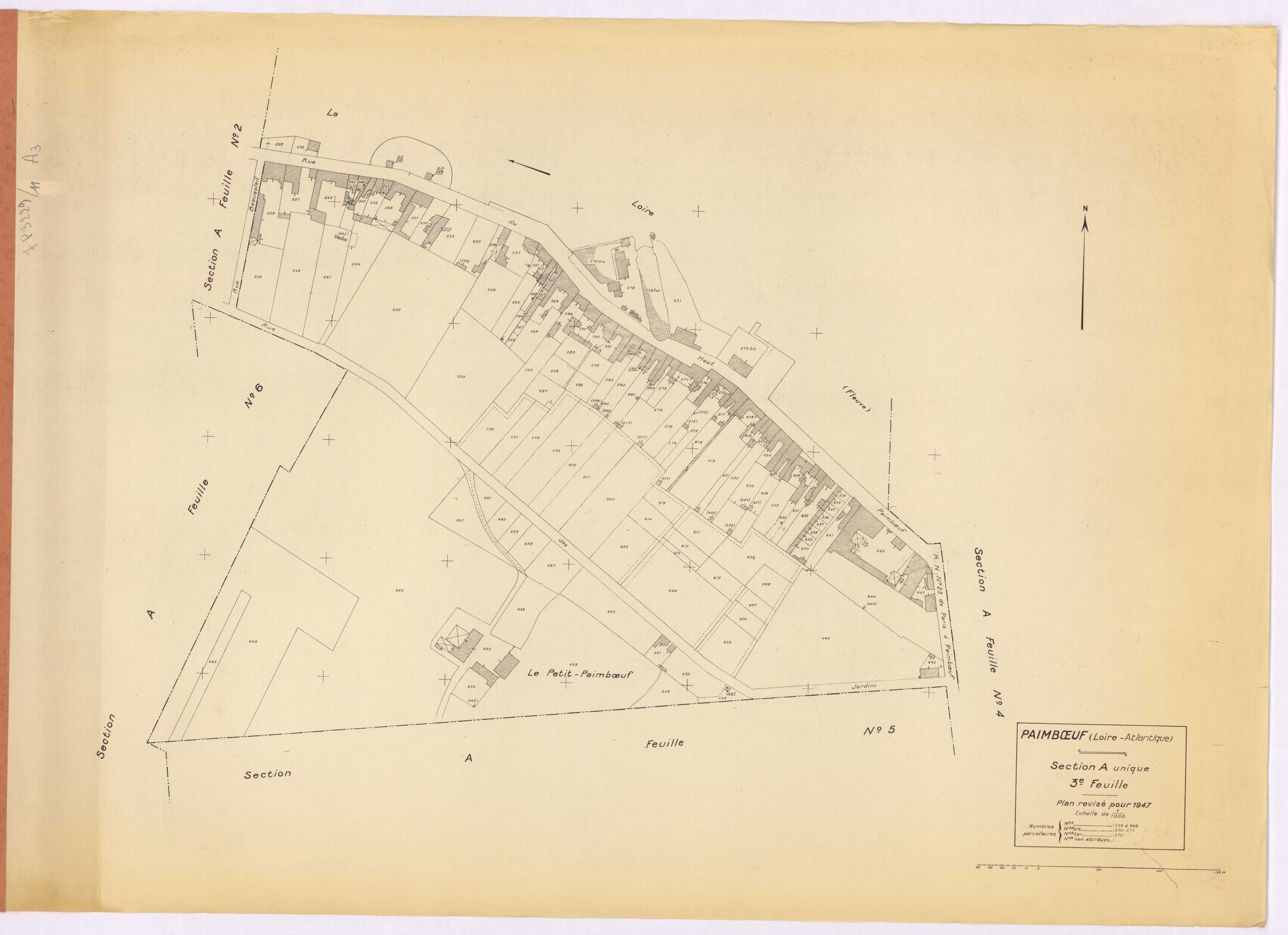 Paimbœuf - Section A3 535-665