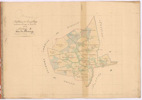 Pannecé - Section E Bourg (section du)