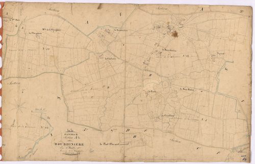 Pannecé - Section A4 Bourdinière (section de La)