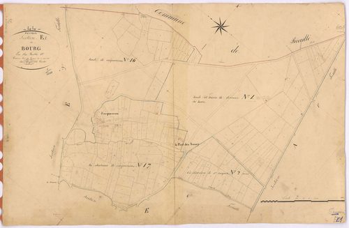 Pannecé - Section E1 Bourg (section du)