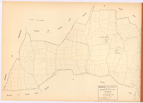 Pannecé - Section B1 Forêts (section des) ; 1-206