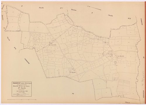 Pannecé - Section D3 Roseaux (section des) ; 574-812