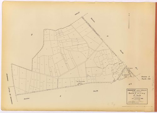Pannecé - Section E2 Bourg (section du) ; 219-358