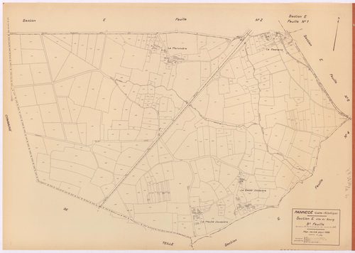 Pannecé - Section E3 Bourg (section du) ; 359-714
