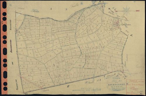 Pannecé - Section A1 Bourdinière (section de La) . 1-257