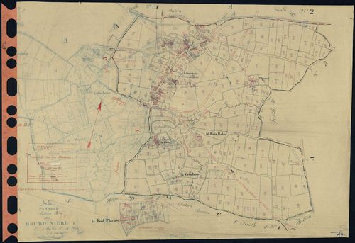 Pannecé - Section A4 Bourdinière (section de La) . 710-1060