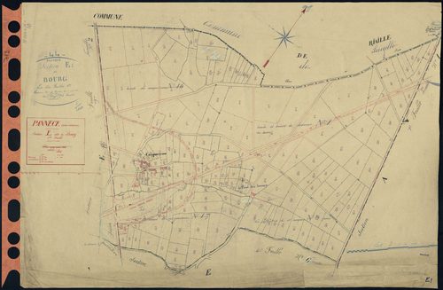 Pannecé - Section E1 Bourg (section du) . 1-218