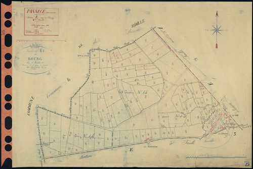 Pannecé - Section E2 Bourg (section du) . 219-358