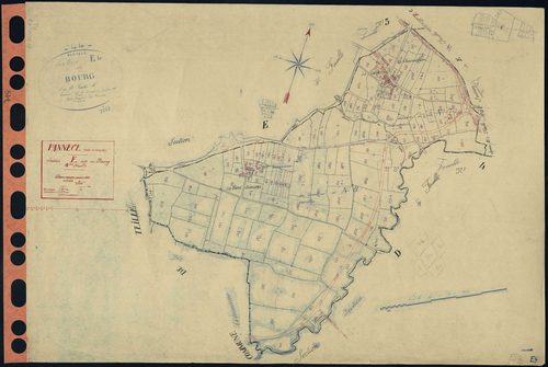 Pannecé - Section E4 Bourg (section du) . 715-883