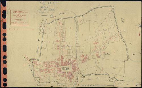 Pannecé - Section E5 Bourg (section du) . 884-1113