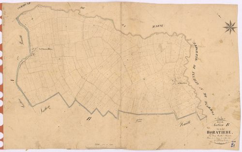 Paulx - Section B1 Bobatière (section de La) ; 1-300