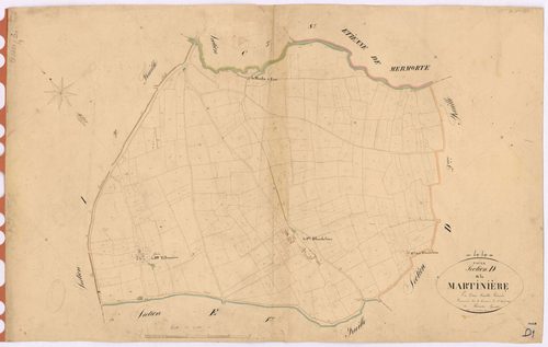 Paulx - Section D1 Martinière (section de La) ; 1-281