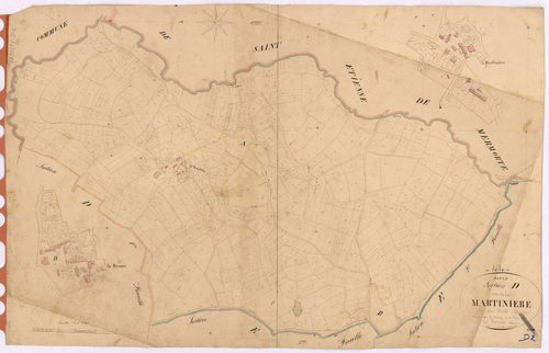 Paulx - Section D2 Martinière (section de La) ; 282-1059