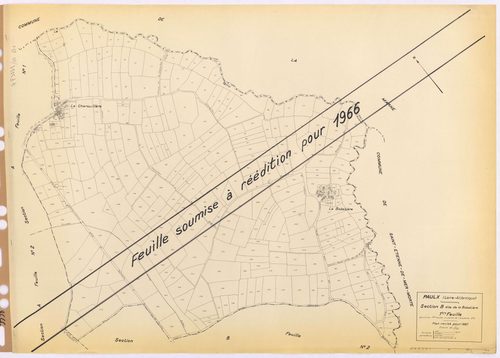 Paulx - Section B1 Bobatière (section de La) ; 1-372